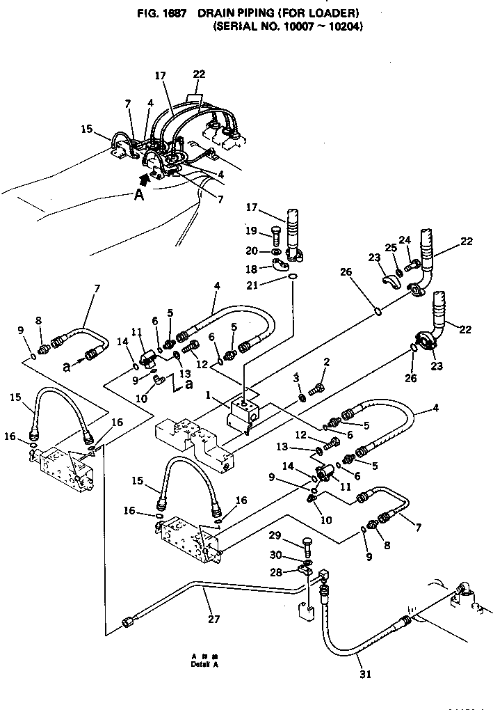 Трубка 209-62-36130 Komatsu