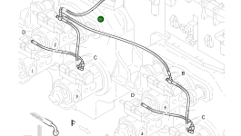 Шланг в сборе DN 10 x 900 623 448 40 Komatsu