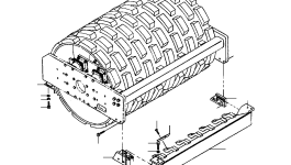 Гайка шестигранная 76 040 Komatsu