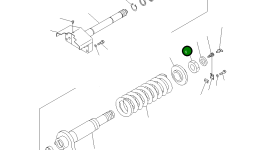 Гайка 124-30-54160 Komatsu