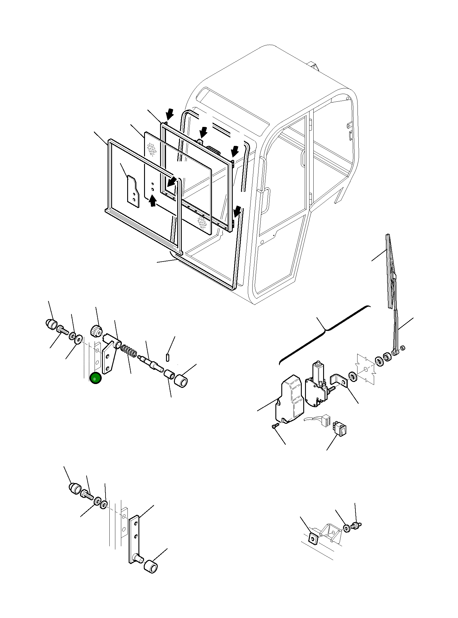 Шайба 802180008 Komatsu
