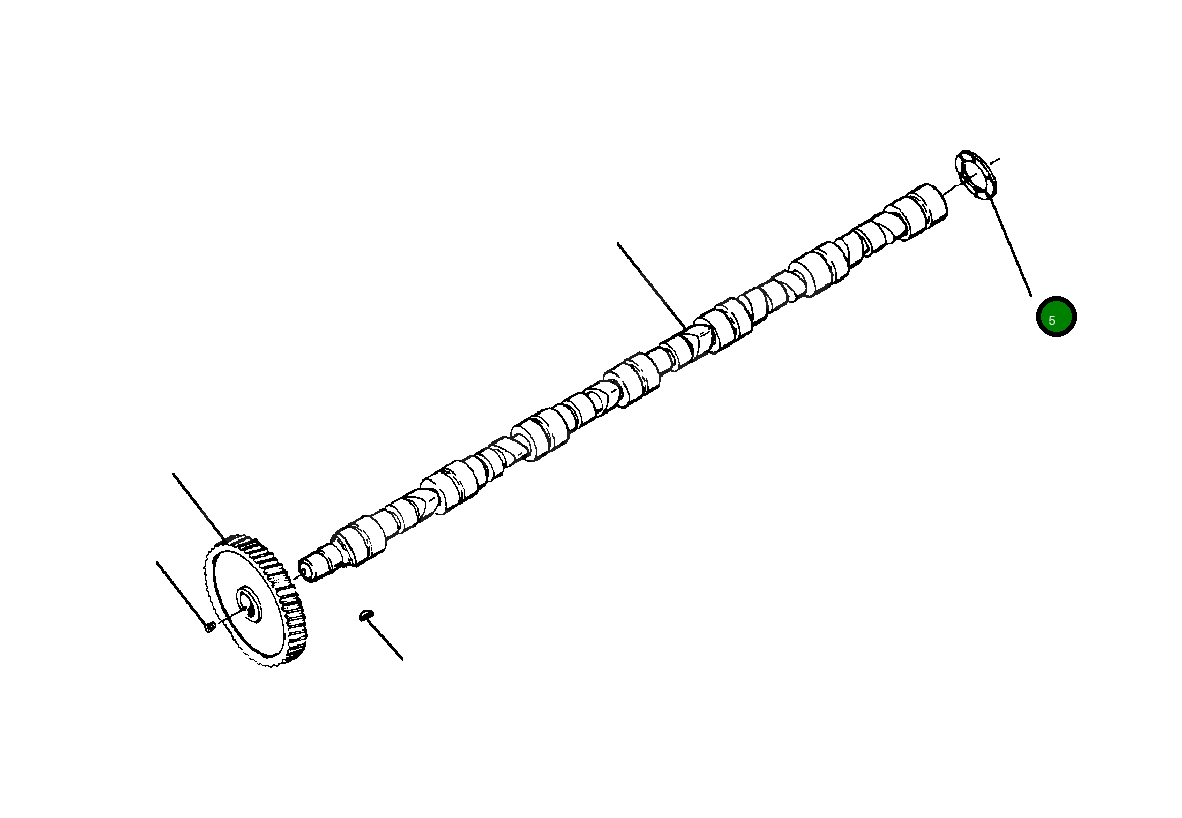Упорный подшипник 1238 902 H1 Komatsu