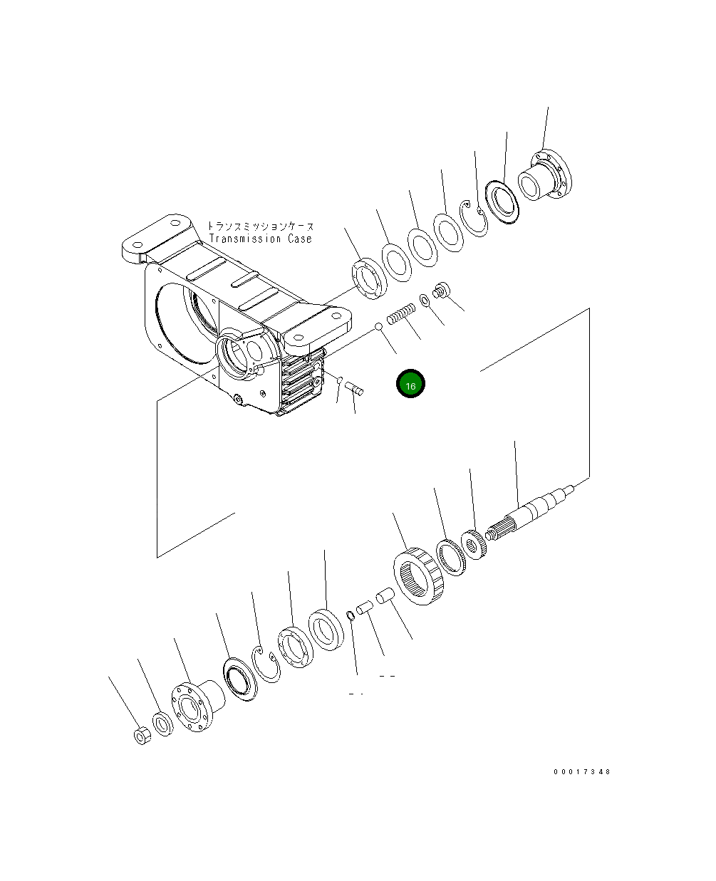 Шариковый подшипник 20K-14-31790 Komatsu