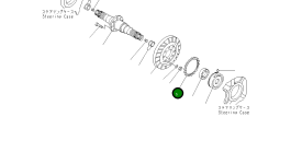 Гайка 14Y-22-11150 Komatsu