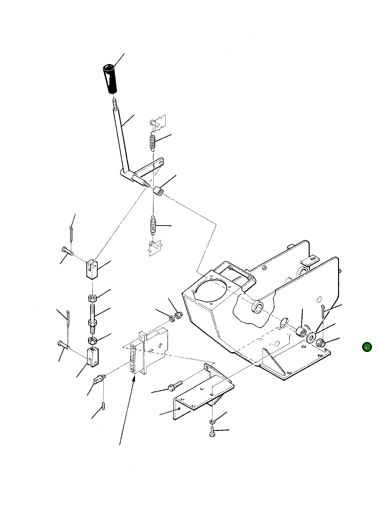 Гайка 21D-09-22140 Komatsu
