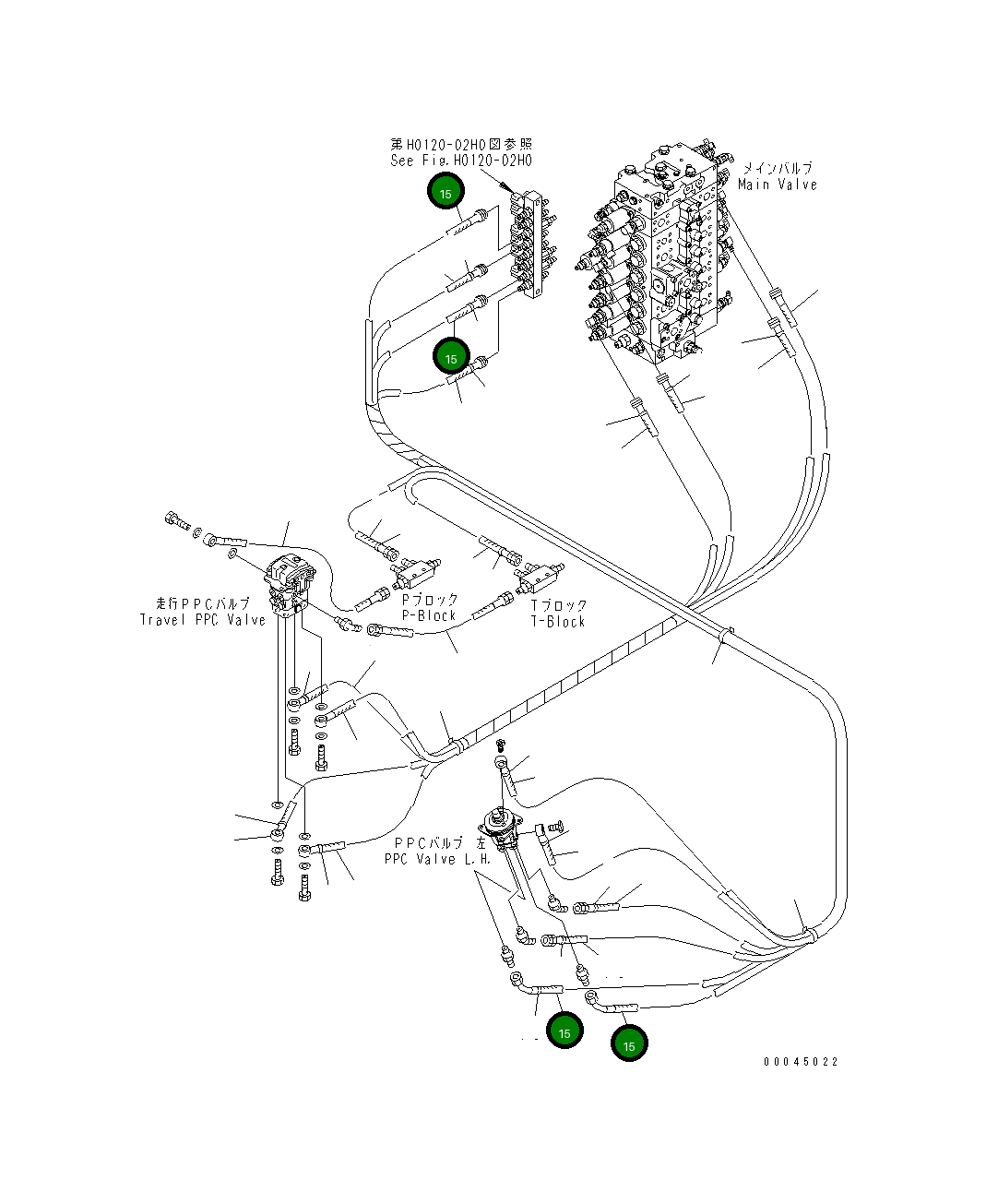 Шланг 4000MM 22U-62-28990 Komatsu