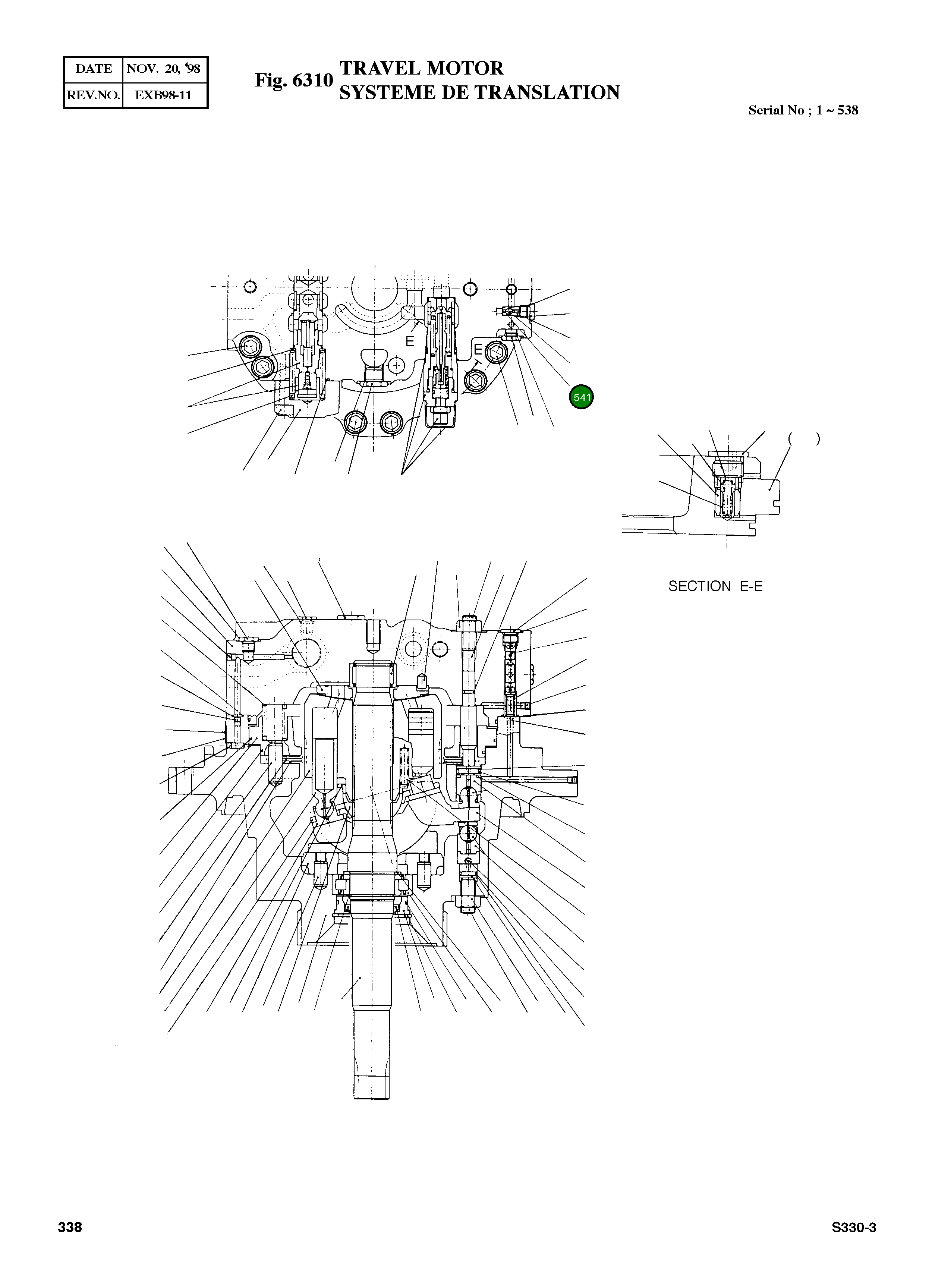 Сиденье 2953801680 Komatsu