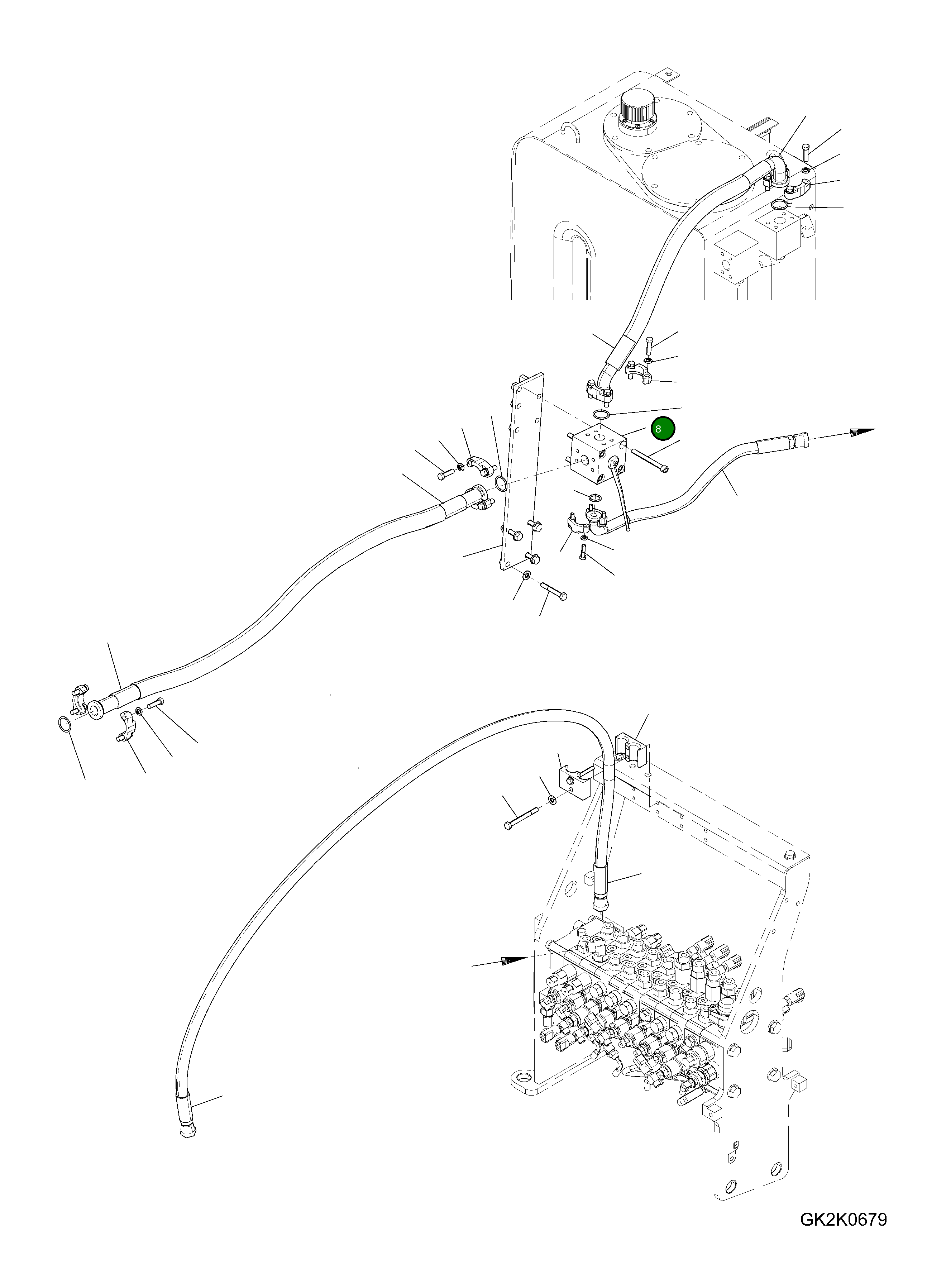 Клапан 20G-970-3910 Komatsu