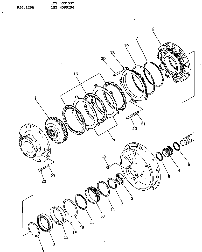 Корпус 124-15-42340 Komatsu