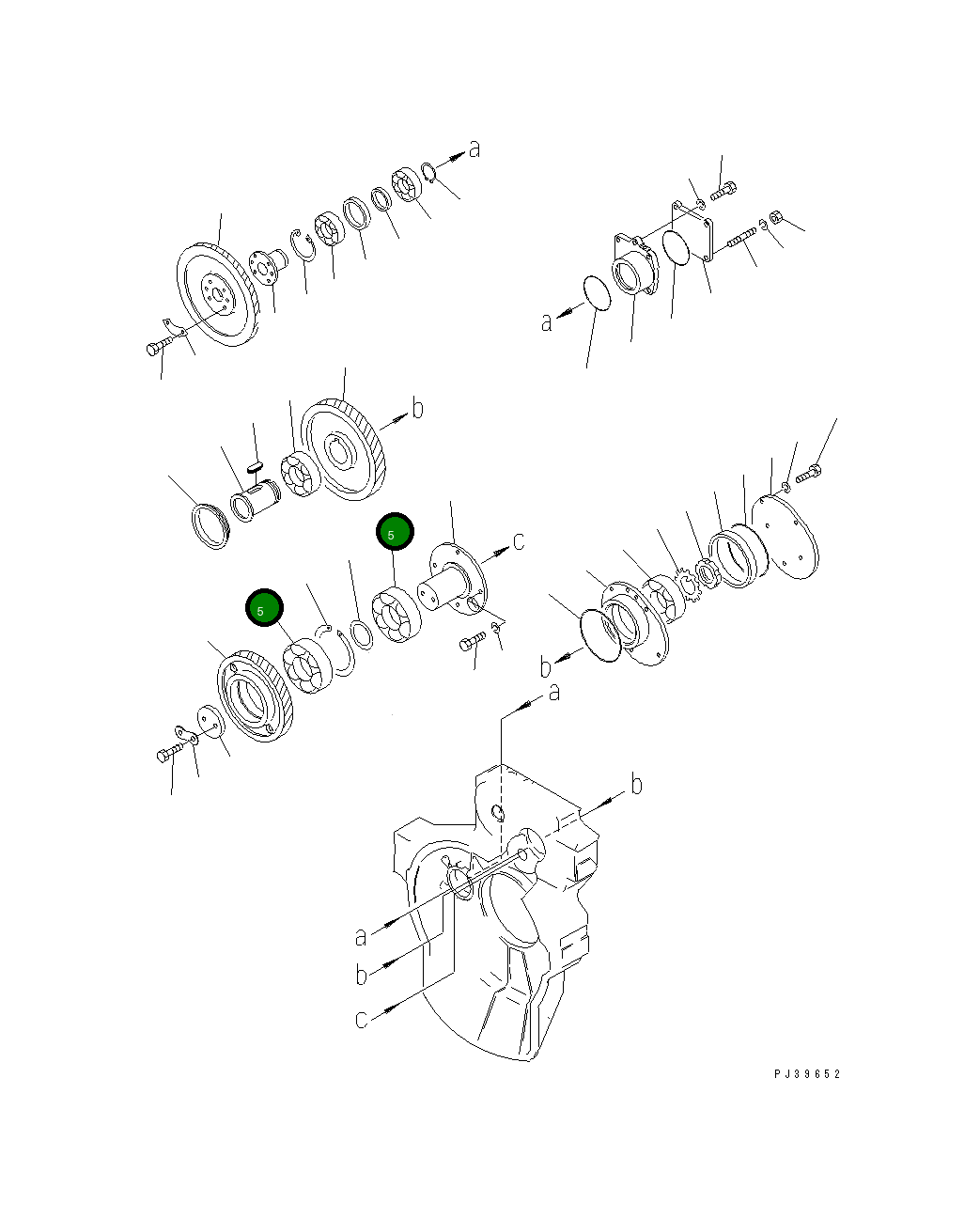 Шариковый подшипник 06030-06310 Komatsu