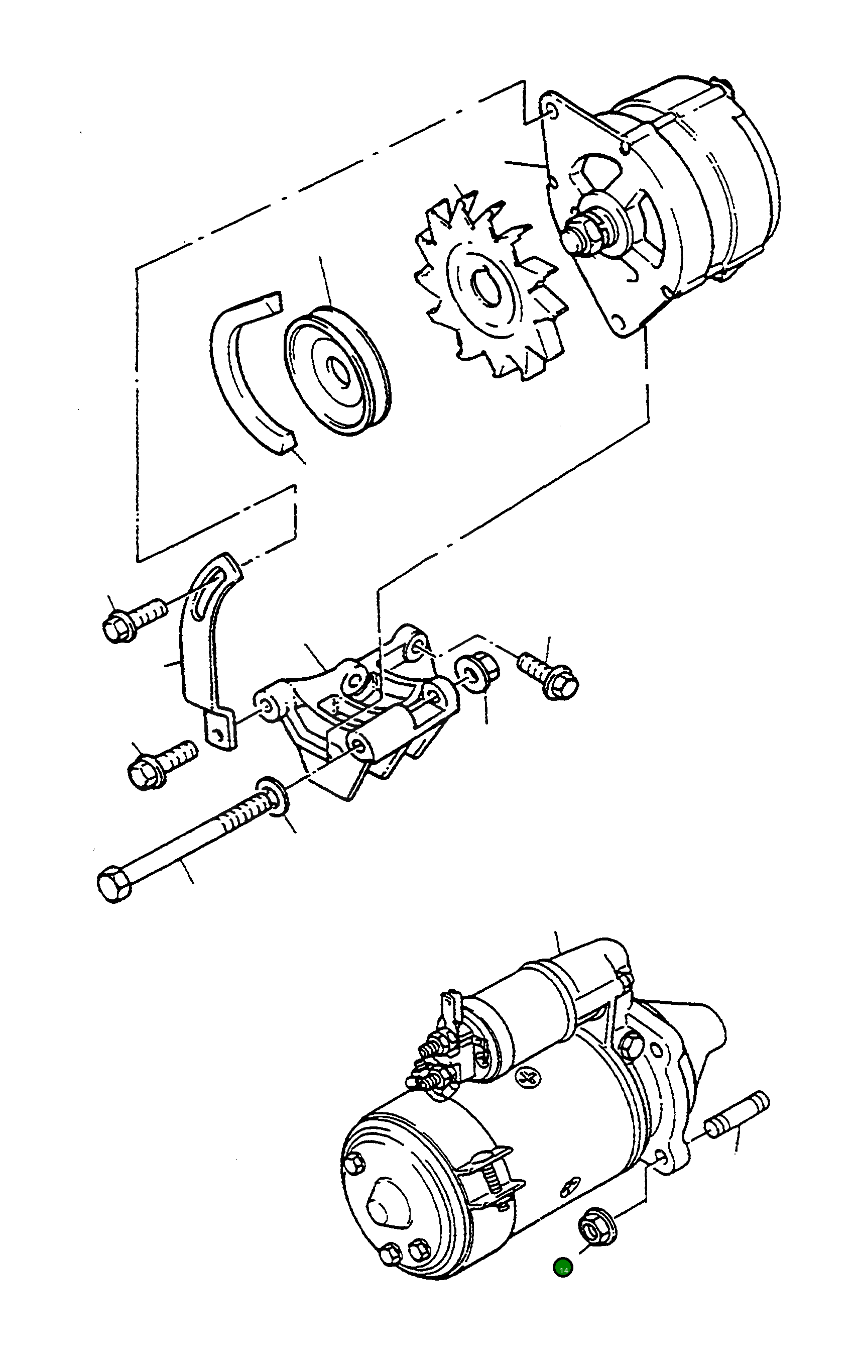 Гайка 4917930M1 Komatsu