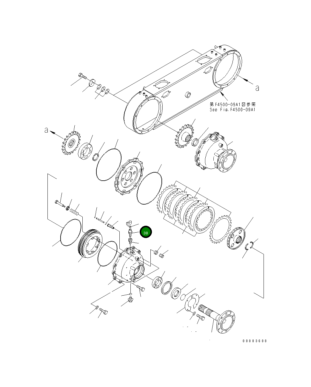 Штуцер прокачки 566-32-11430 Komatsu