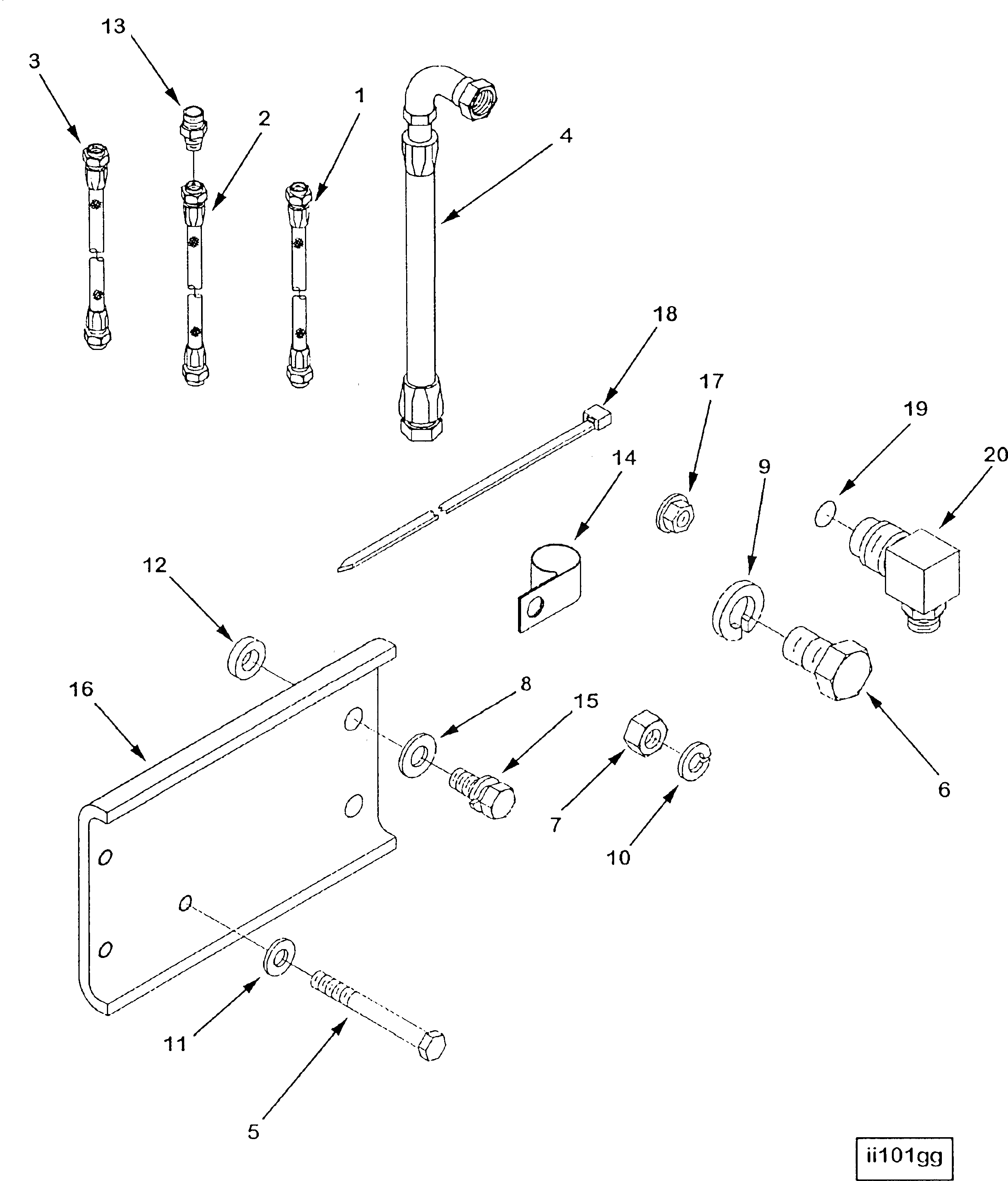 Шланг CUAK10012-SS Komatsu