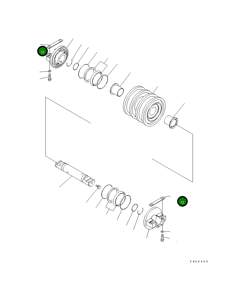 Шпонка 131-30-36160 Komatsu