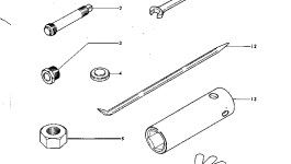 Гайка 01503-42218 Komatsu