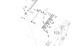 Штанга 207-70-KM150 Komatsu