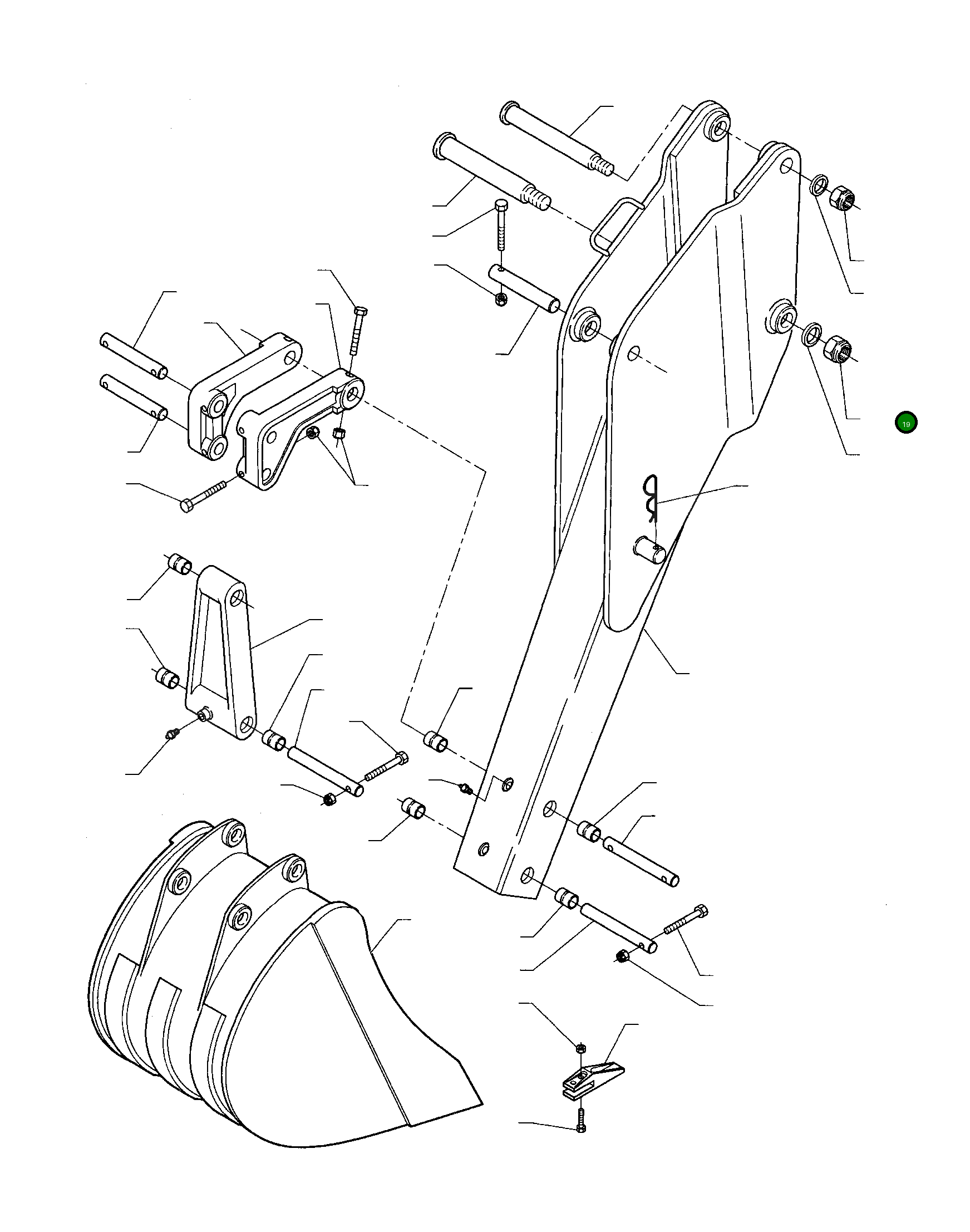 Гайка 801862427 Komatsu