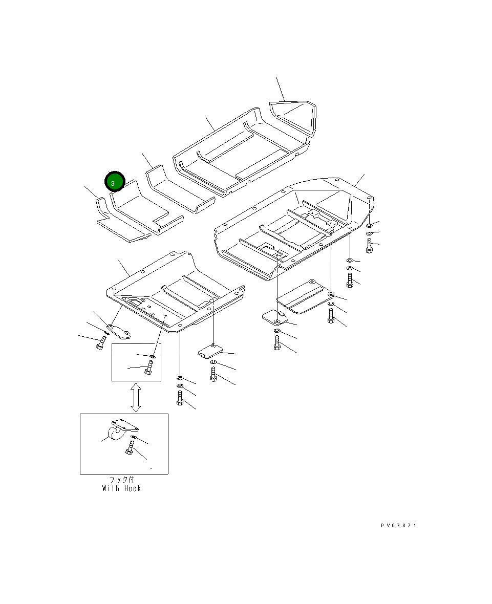 Сиденье 13F-A62-1520 Komatsu