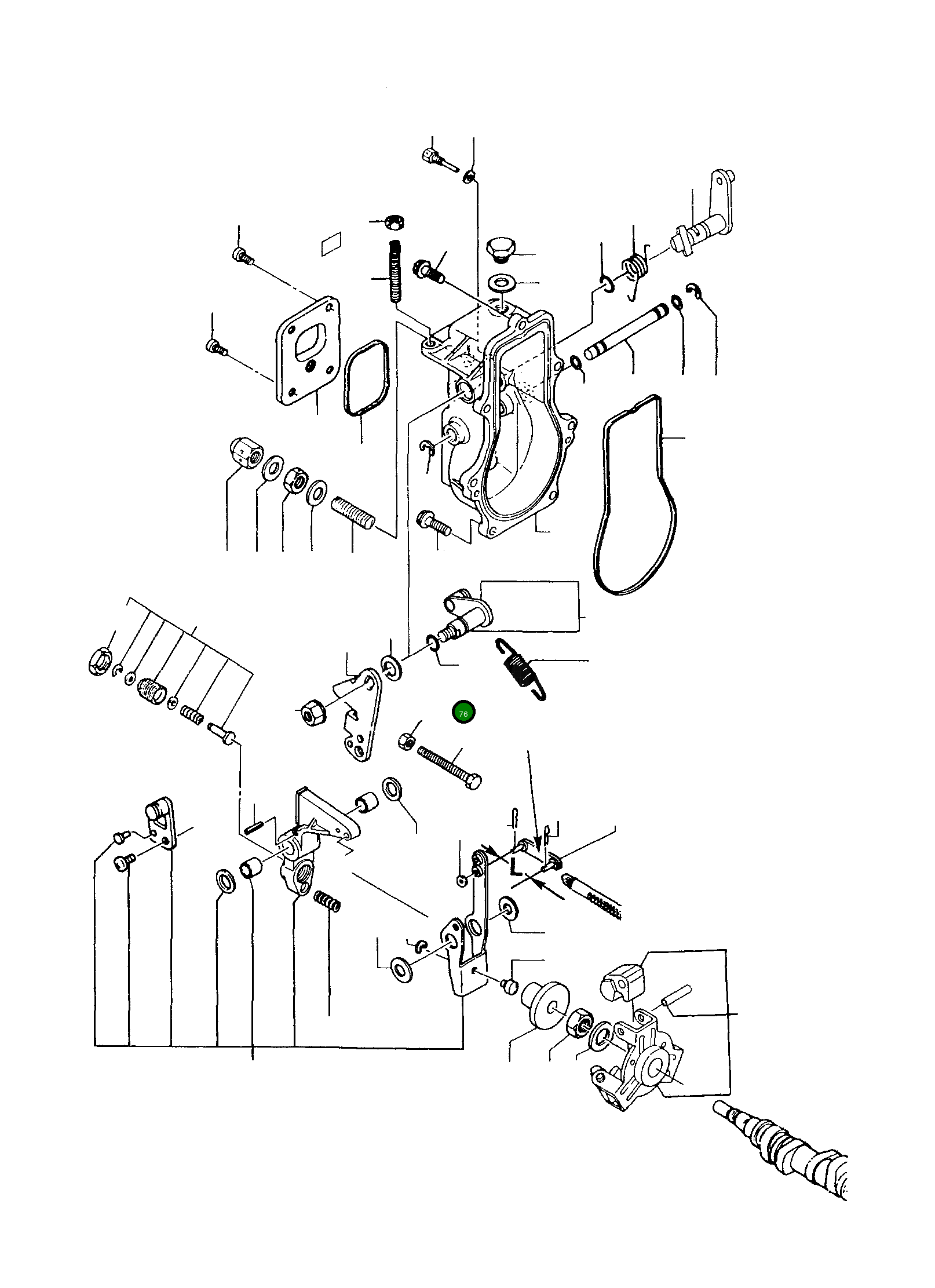 Гайка YMR000430 Komatsu