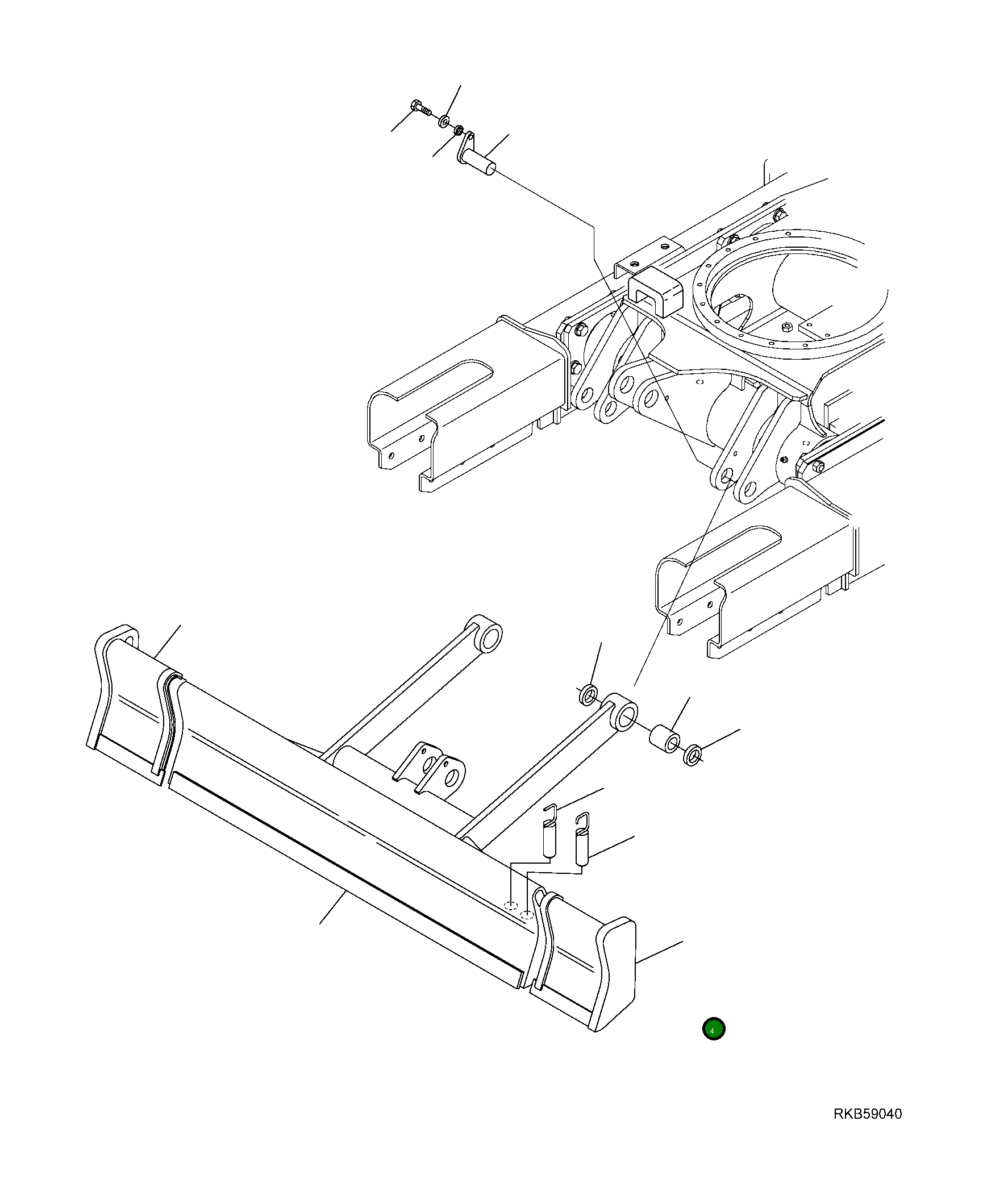Отвал, левый 20M-71-92120 Komatsu