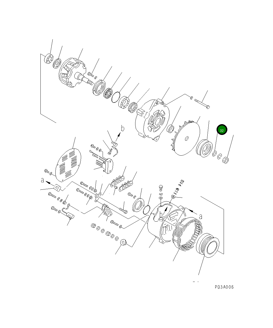 Шайба SD3000-07800 Komatsu