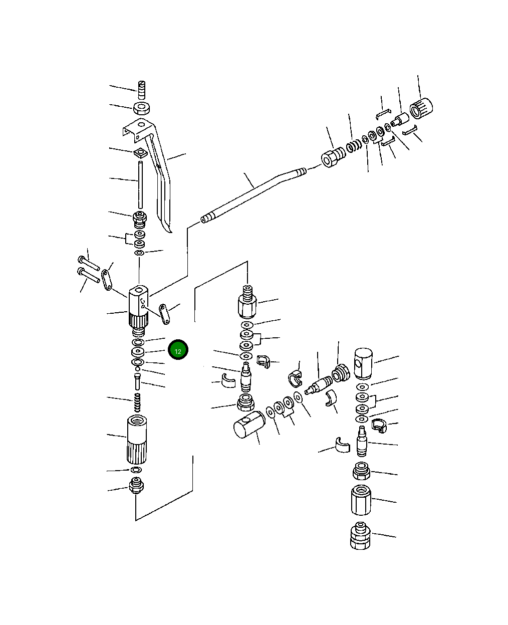 Шайба YU703080 Komatsu
