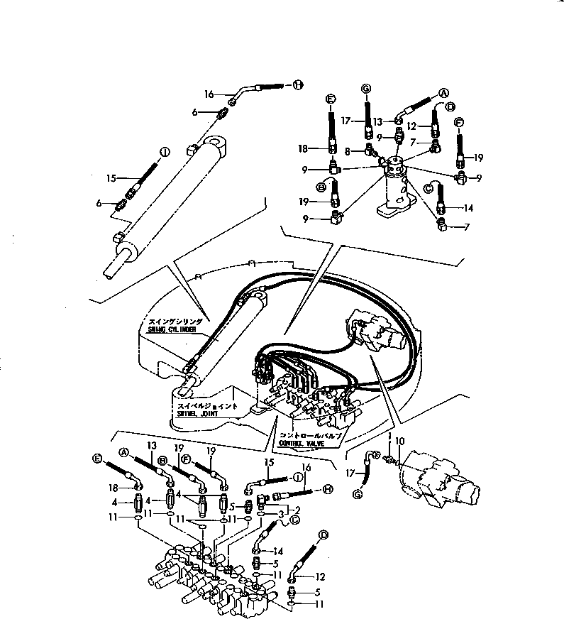 Шланг YM172175-78190 Komatsu