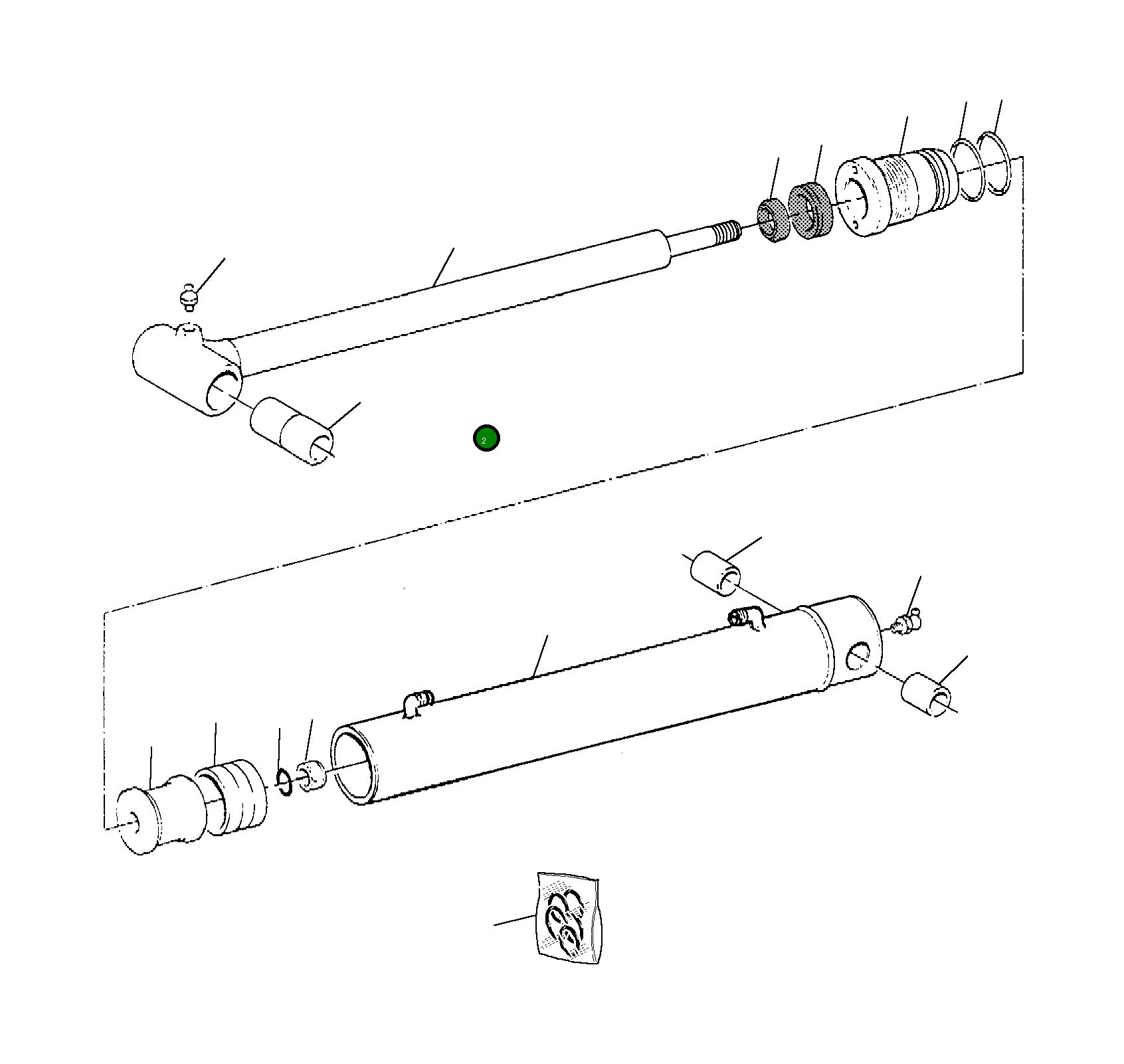 Шток UE2700472 Komatsu