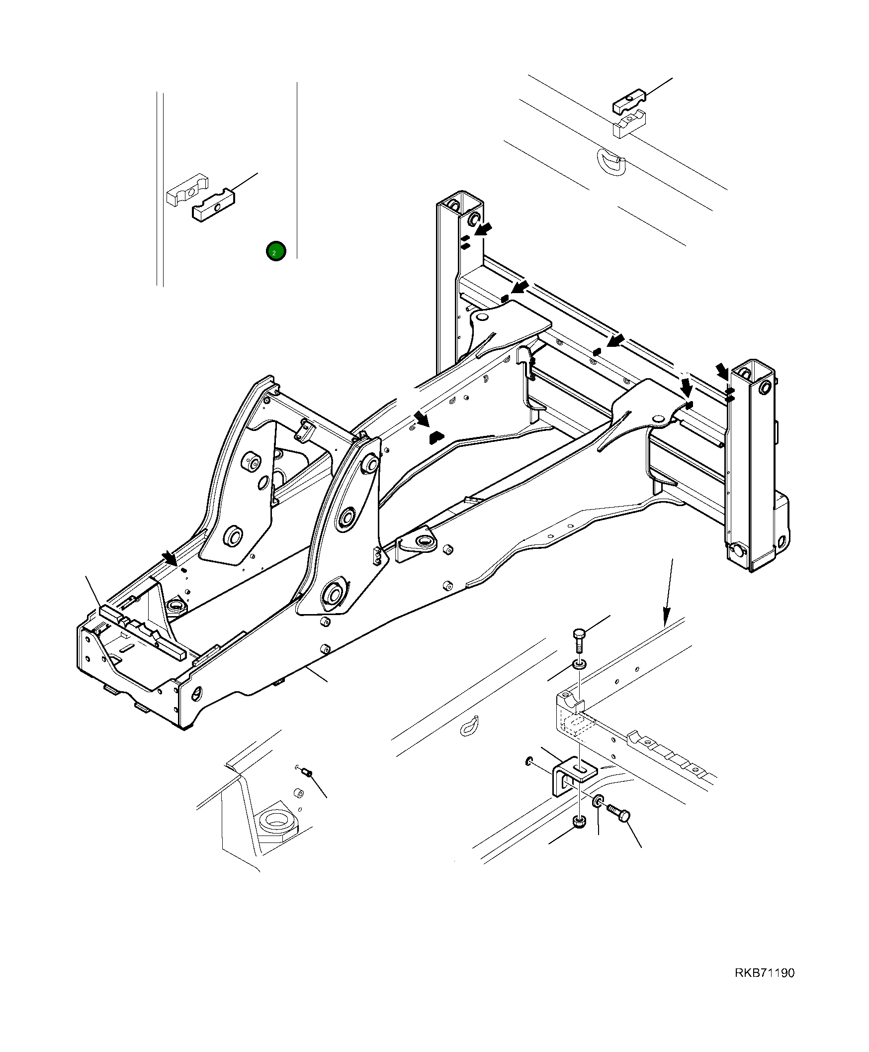 Хомут 42N-46-11N40 Komatsu