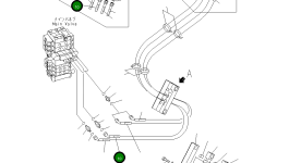 Шланг 1980MM,GREEN 21W-62-45250 Komatsu