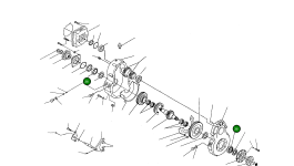Шариковый подшипник 005.01.0118 Komatsu