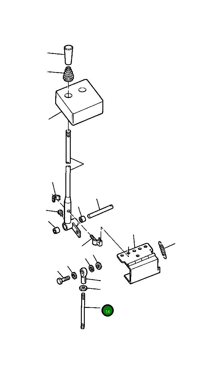 Шпилька 1131 606 C1 Komatsu