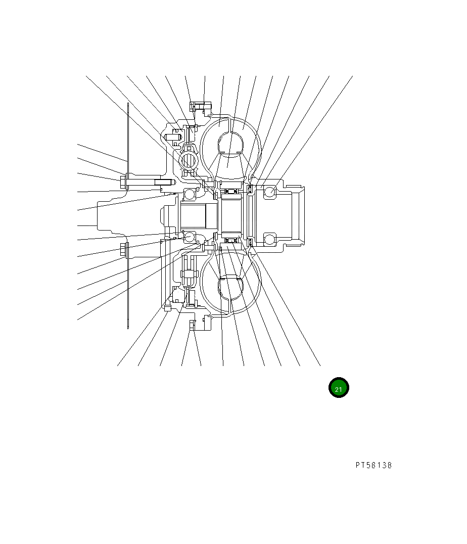 Игольчатый подшипник DC8112750610 Komatsu