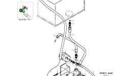 Шланг PF3/4-2800L 2184-1036D305 Komatsu