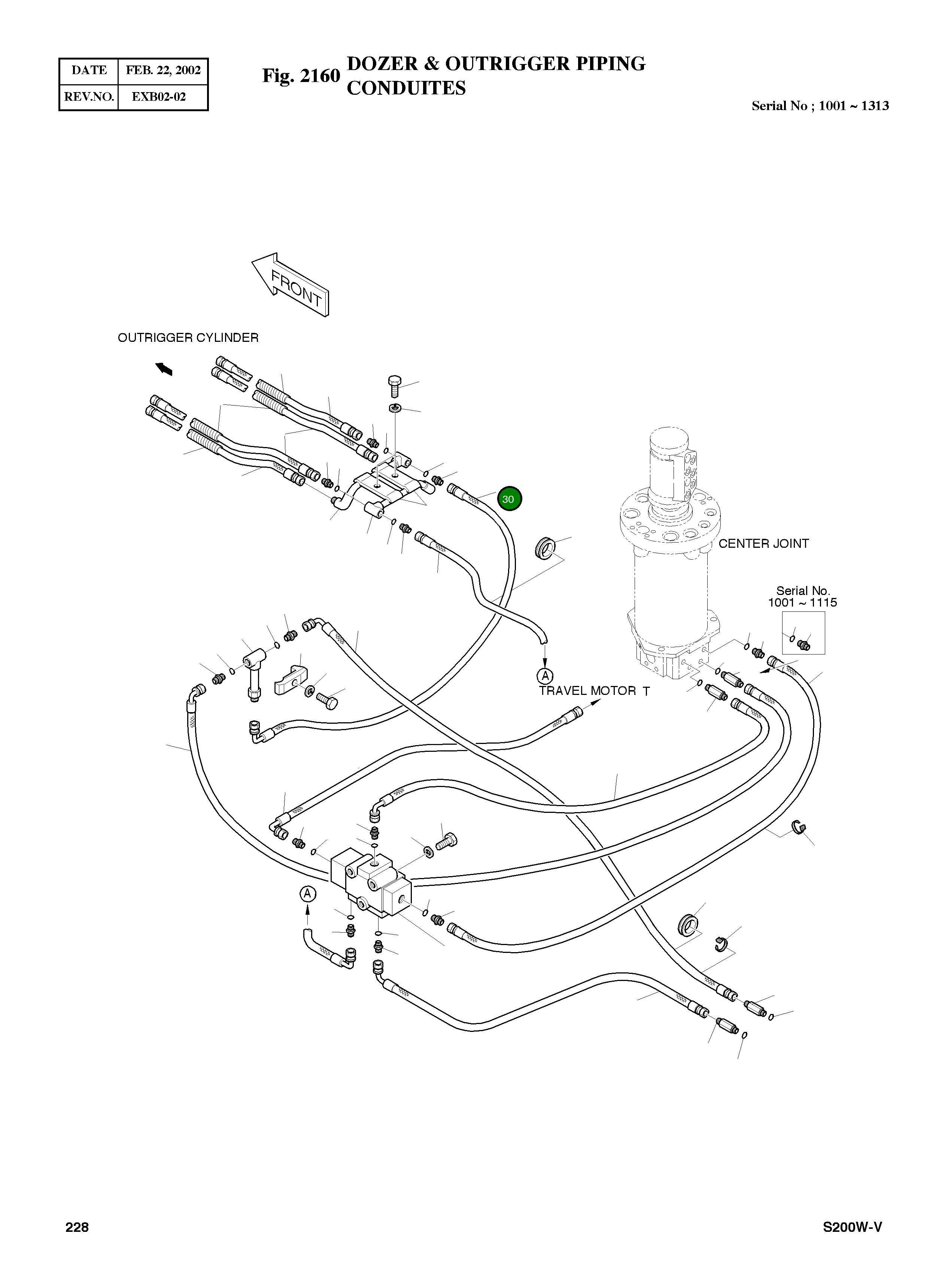 Шланг PF1/2-1200L 2184-1036D351 Komatsu