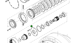 Фланец подшипника 796 372 73 Komatsu