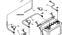 Лента аккумулятора DY08050-01704 Komatsu