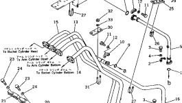 Трубка 205-62-66931 Komatsu