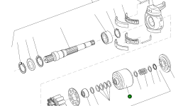Втулка 42T-17-H0R68 Komatsu