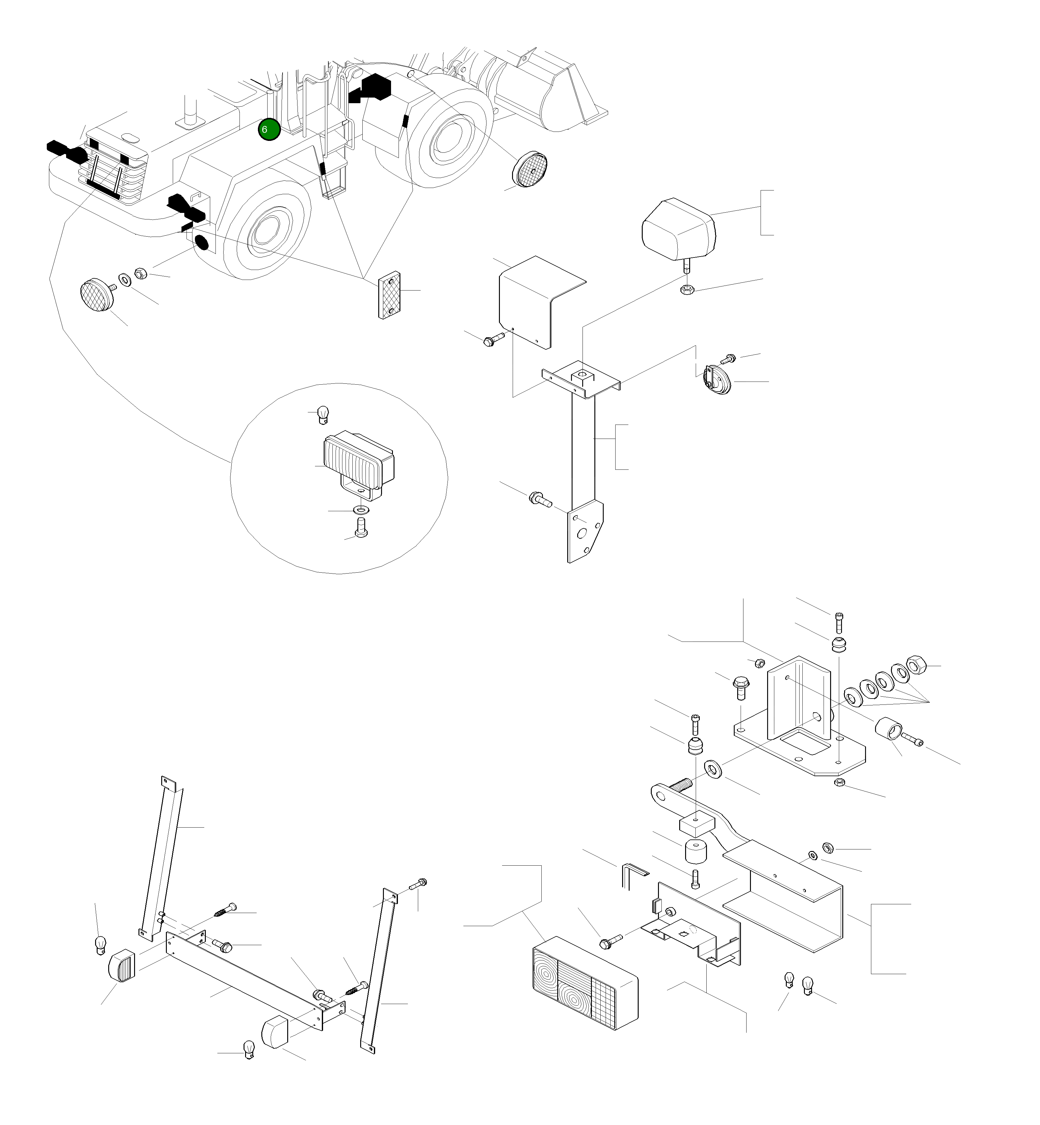 Гайка 423-00-H0400 Komatsu