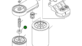 Контргайка тонкая (M16-1.50) 6732 71 6130 Komatsu