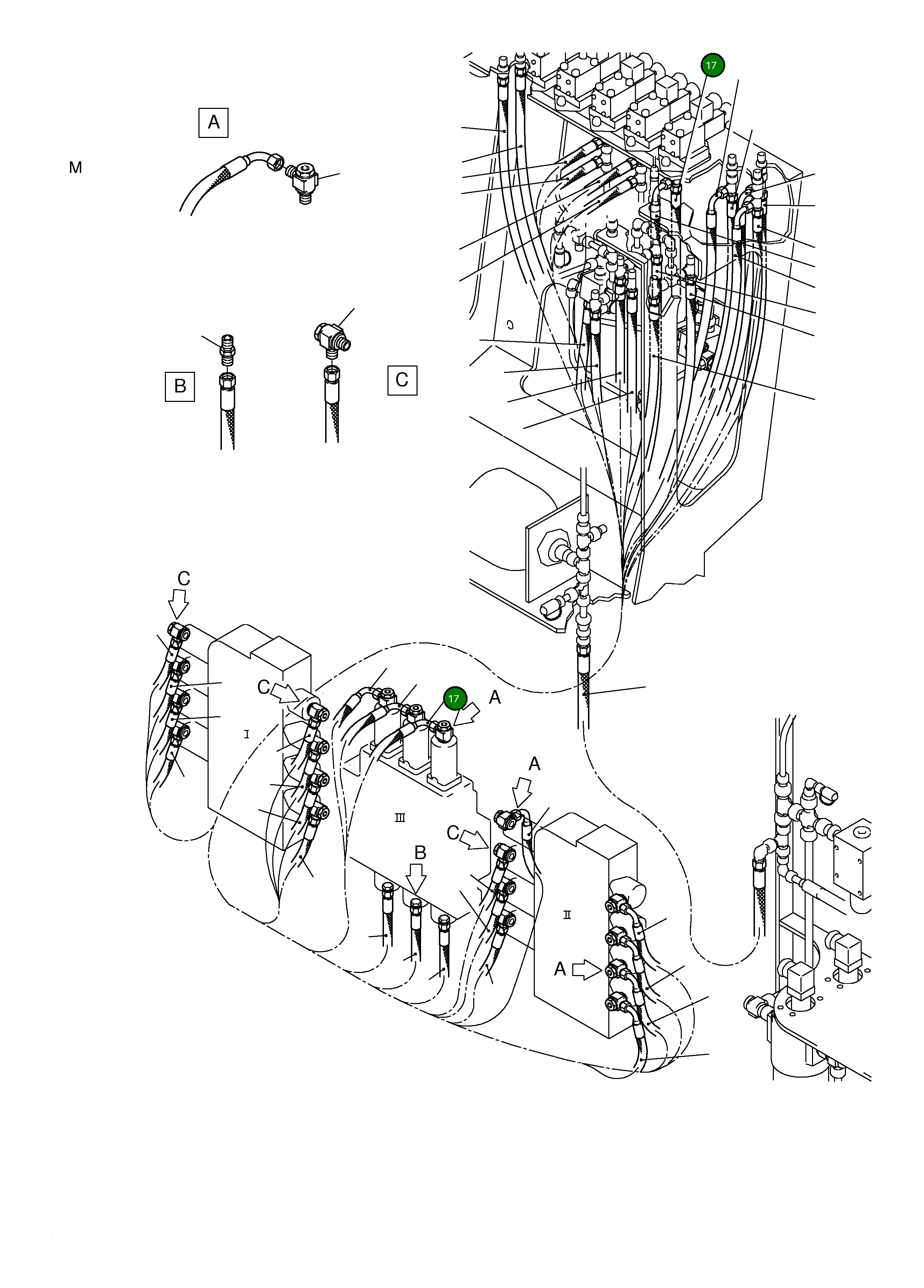Шланг в сборе DN 10x10800 514 712 98 Komatsu