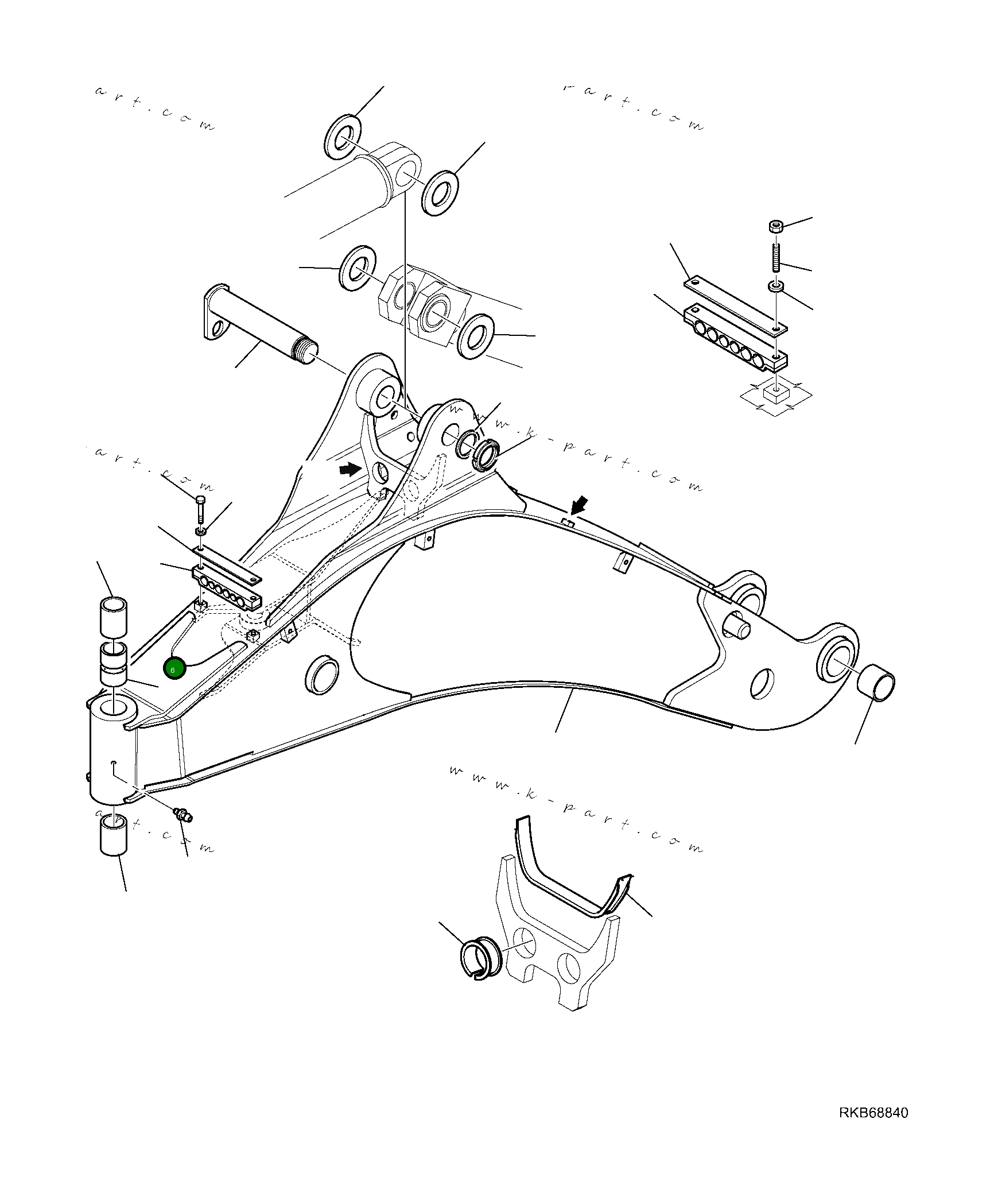 Хомут 42N-62-18720 Komatsu