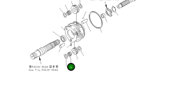 Игольчатый подшипник 425-15-29430 Komatsu