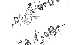 Роликовый подшипник верхней шестерни 424-15-13370 Komatsu