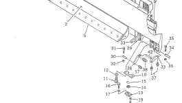 Отвал 416-907-1110 Komatsu