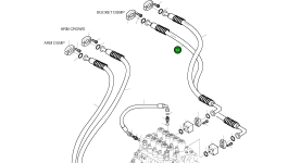 Шланг PF1-1950L 2184-1100D131 Komatsu