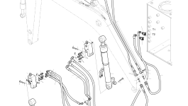 Шланг PF3/8-1800L 2184-1076D120 Komatsu