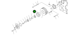 Шариковый подшипник 06007-06310 Komatsu