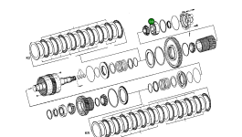 Роликовый подшипник 0735 371 734 Komatsu